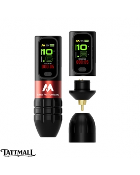 MARS M1 Tattoo PEN Wireless Tattoo Machine 4mm Stroke (Dual Batteries)