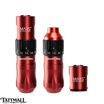 MARS SMART PRO Wireless Tattoo Machine 2.4-4.2mm Stroke (Dual Batteries)